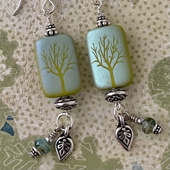 “Letting Go” - Dangle Earrings - Picture 2 of 7